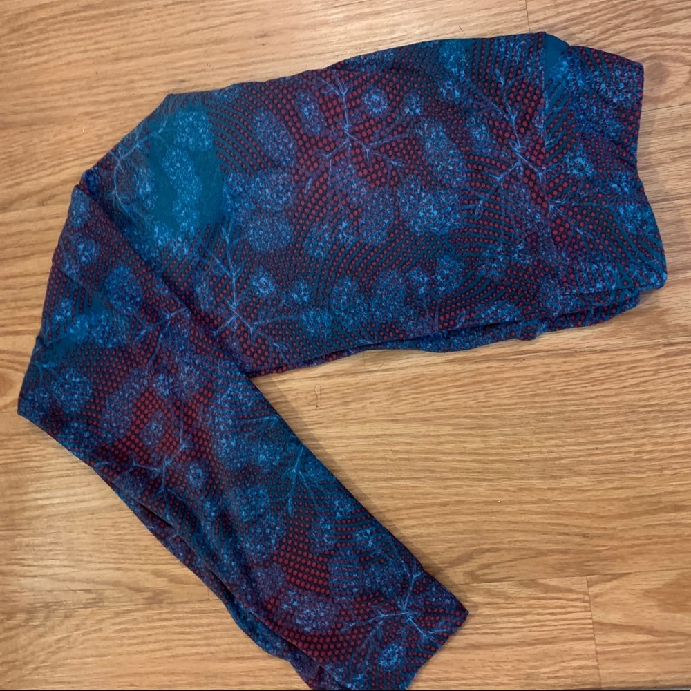 Blue/Red LulaRoe TC Leggings